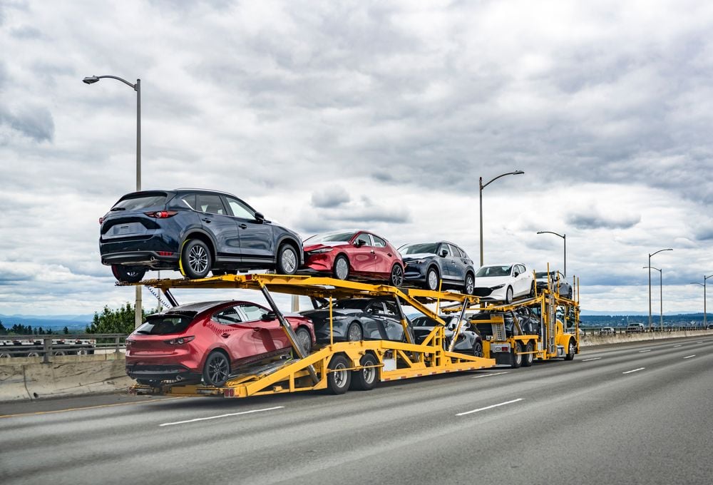Image of a car carrier with